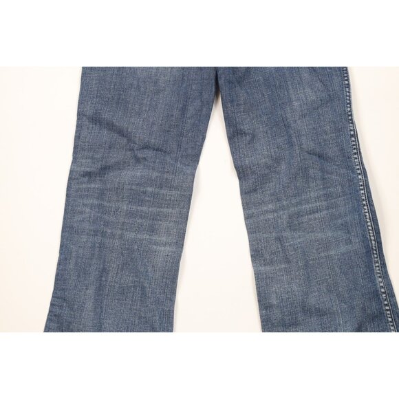 Vtg 90s Y2K American Eagle Outfitters Womens 8 Babydoll Flared Wide Leg Jeans - Picture 13 of 16